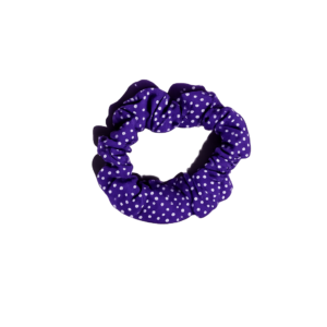 Coletero morado con lunares blancos COLETEROS PELO MORADO