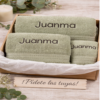 TOALLAS CON NOMBRE GRABADO
