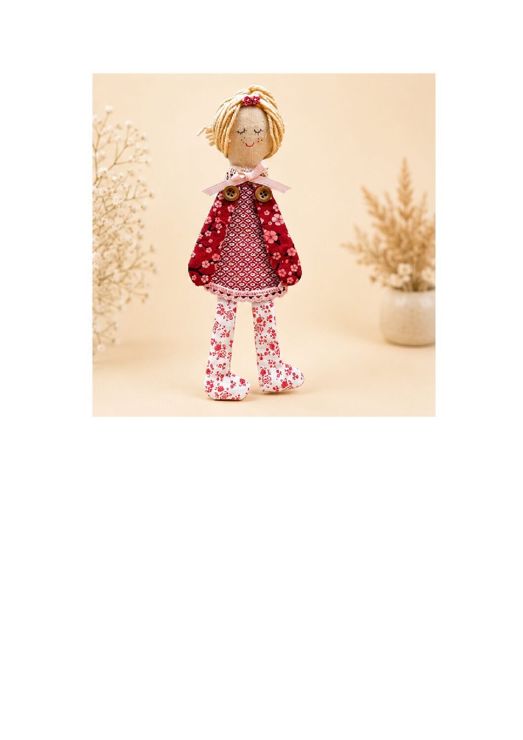 MARCAPAGINAS MUÑECA BURDEOS
